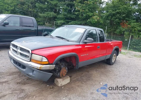 2001 Dodge Dakota Slt/Sport из США, поврежденный, VIN 1B7GL22N61S282029